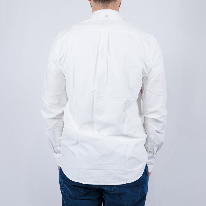Barbour Treeport Long Sleeved Tailored Shirt White – Chemise homme casual chic