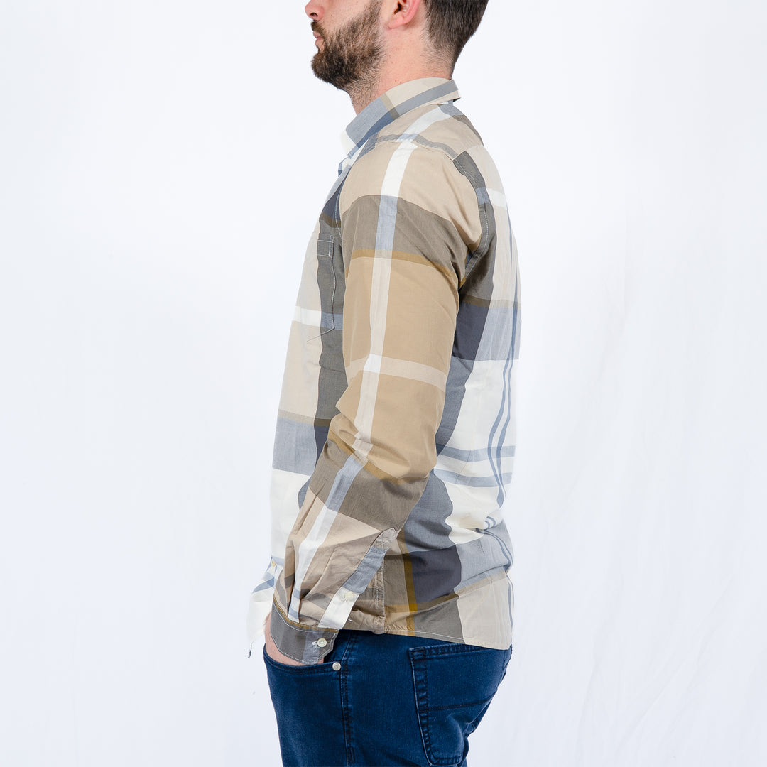 Barbour Harris Tailored Long Sleeved Shirt – Chemise homme casual chic