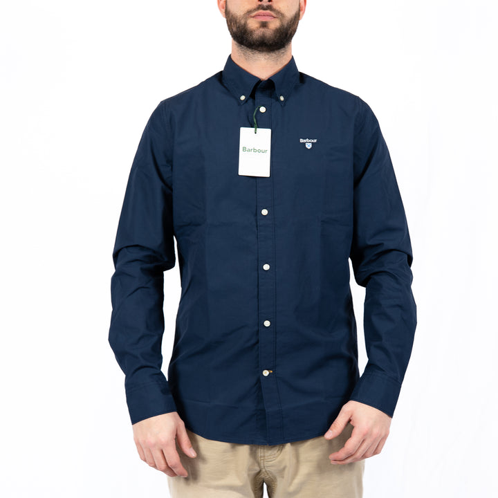 Barbour Treeport Long Sleeved Tailored Shirt Navy – Chemise homme casual chic