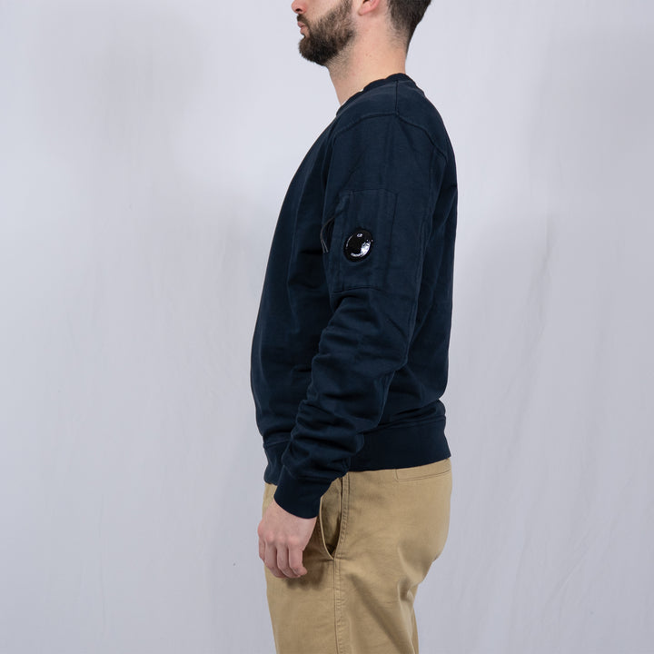 Light Fleece Lens Crew Sweatshirt Navy – Sweatshirt homme casual