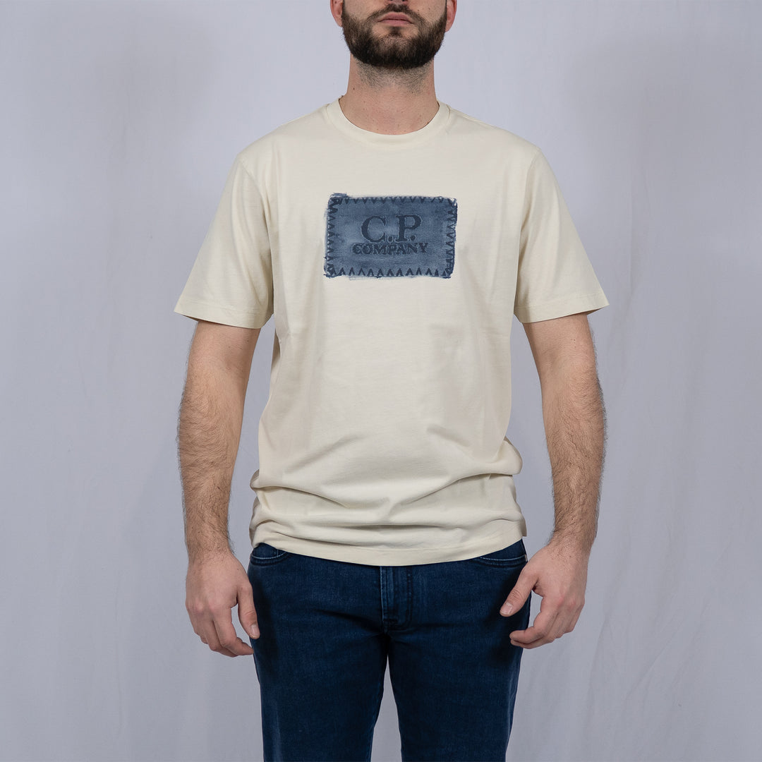 Logo Label T-Shirt Light Blue – T-shirt homme casual