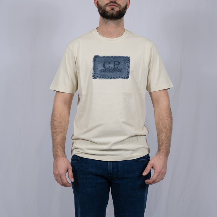 Logo Label T-Shirt Light Blue – T-shirt homme casual