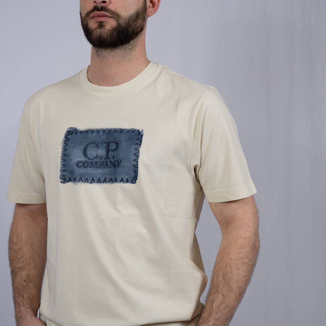 Logo Label T-Shirt Light Blue – T-shirt homme casual