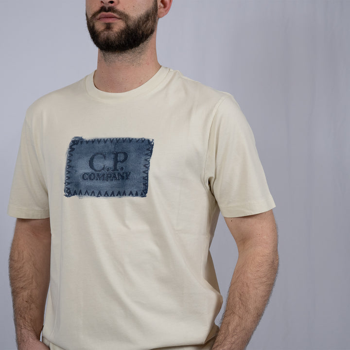 Logo Label T-Shirt Light Blue – T-shirt homme casual