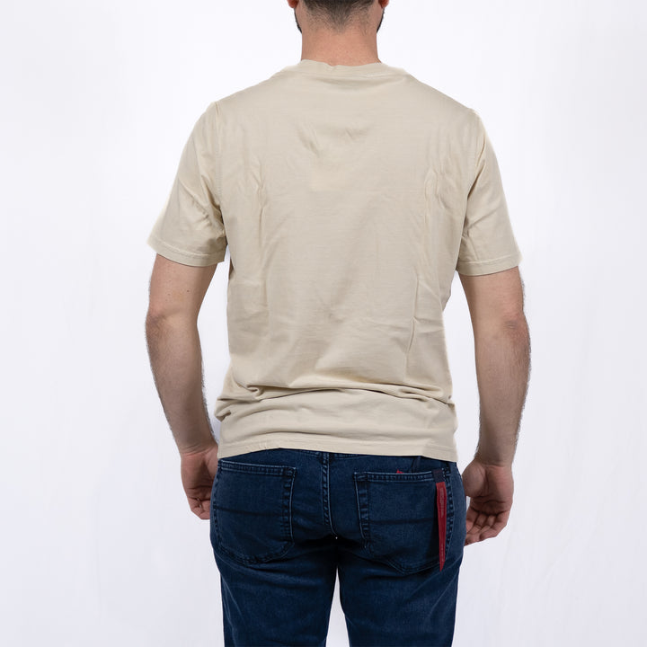 Barbour Banford T-Shirt Oatmeal – T-shirt homme casual