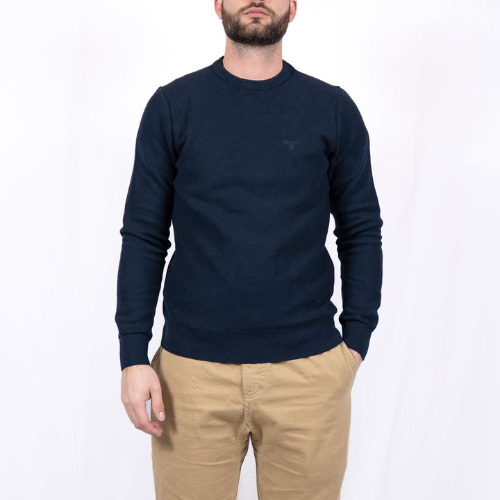 Essential Honeycomb Crew Neck Sweater – Pull homme casual chic