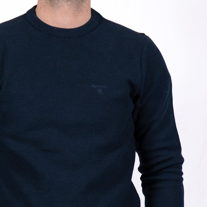Essential Honeycomb Crew Neck Sweater – Pull homme casual chic