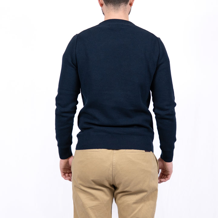 Essential Honeycomb Crew Neck Sweater – Pull homme casual chic