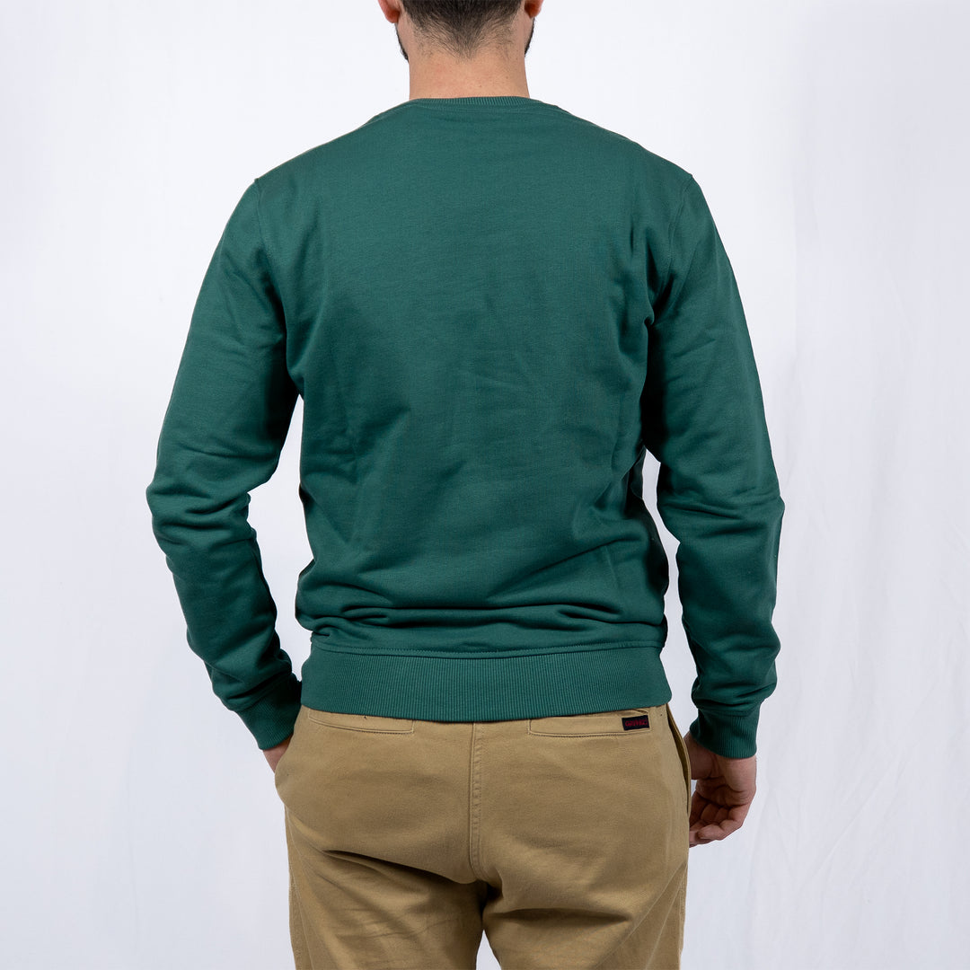 Crew neck sweatshirt - everglade