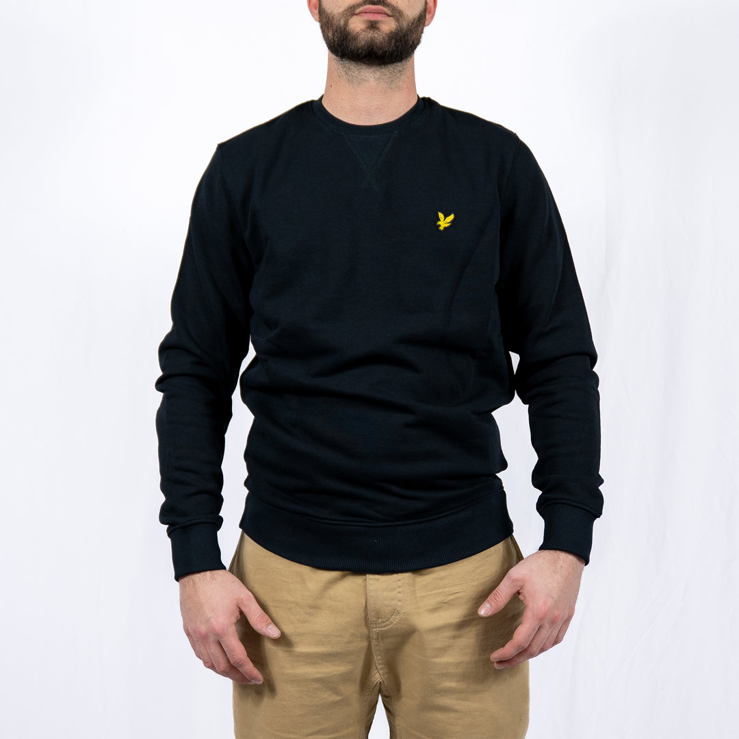 Crew neck sweatshirt - jet black