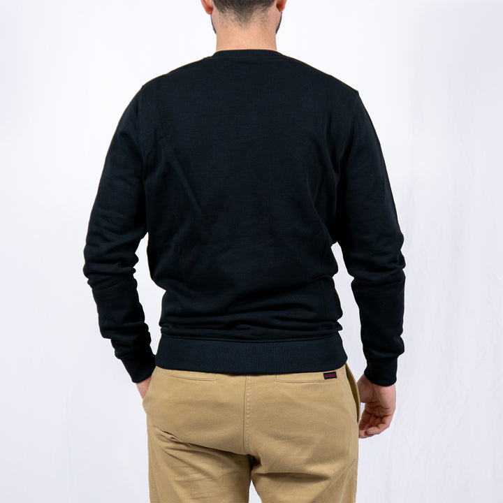 Crew neck sweatshirt - jet black