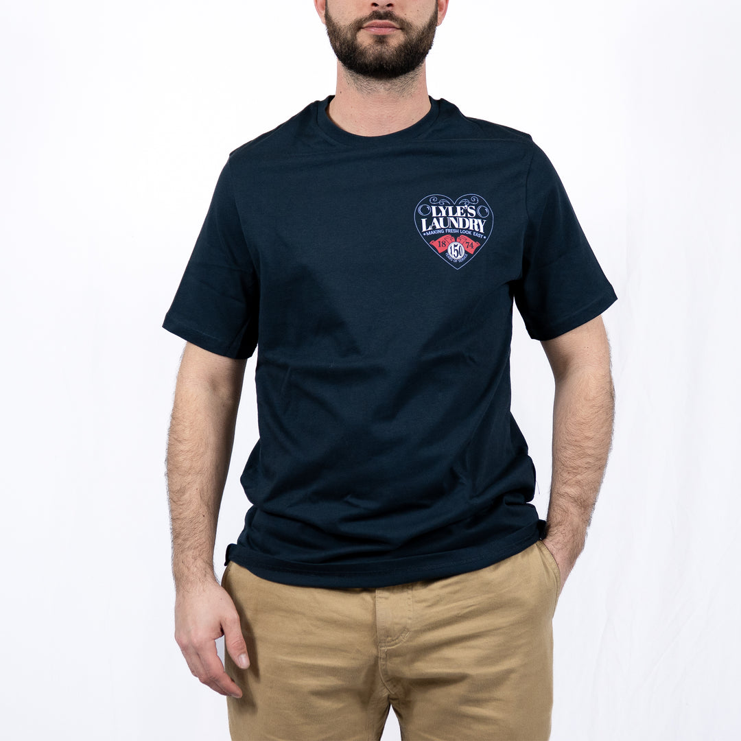 Chest Graphic T-Shirt – T-shirt homme Dark Navy