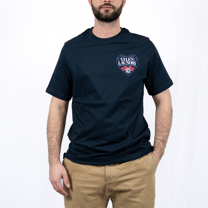 Chest Graphic T-Shirt – T-shirt homme Dark Navy