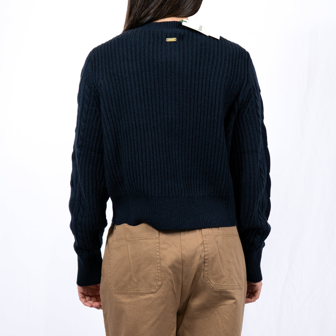Barbour Elina knitted cardigan - dark navy