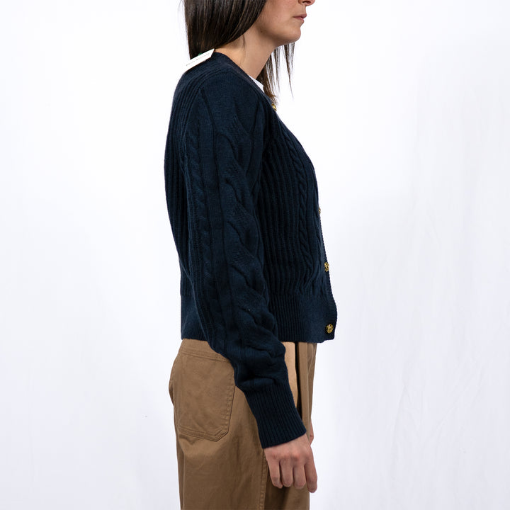 Barbour Elina knitted cardigan - dark navy
