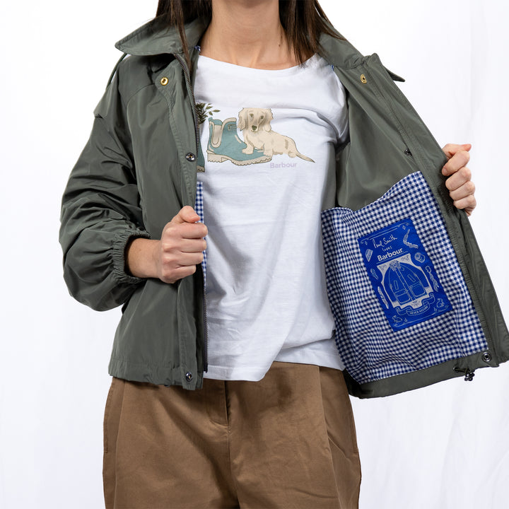 Barbour x Paul Smith broomhill showerproof jacket