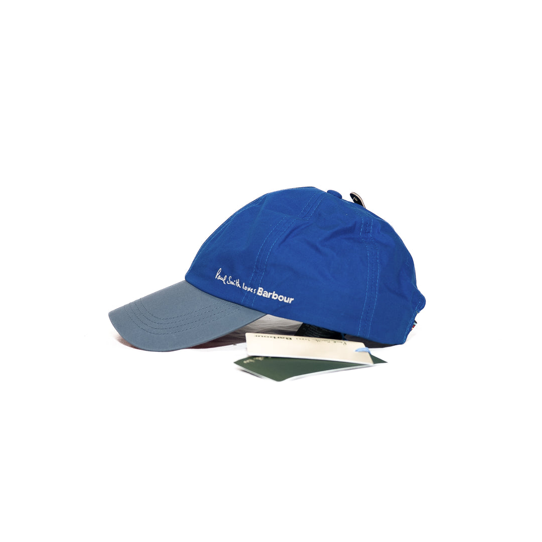 Barbour x Paul Smith cap - blue