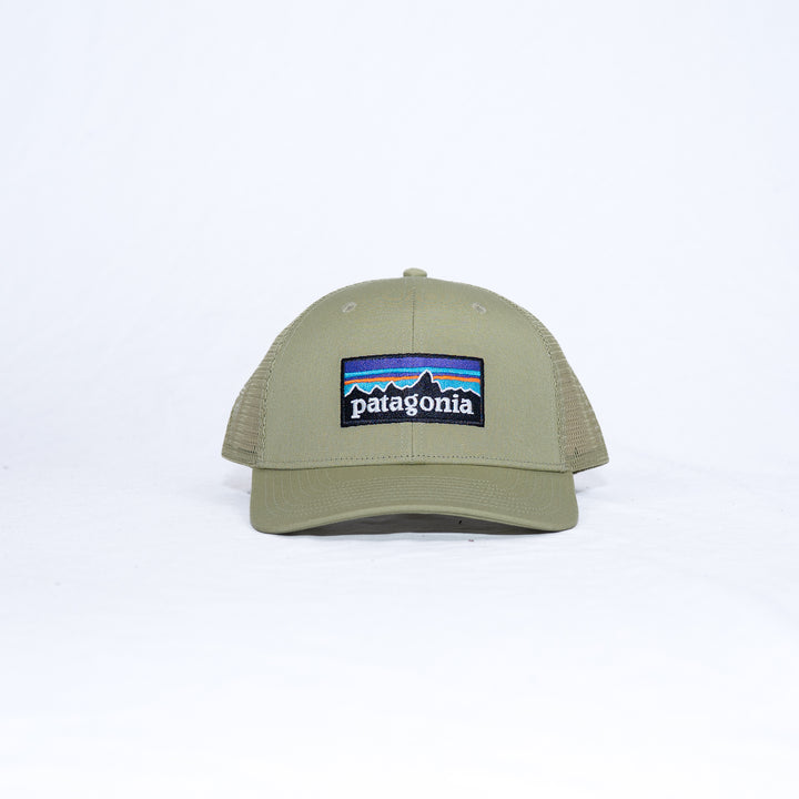 P-6 logo Lopro trucker hat - gumtree green
