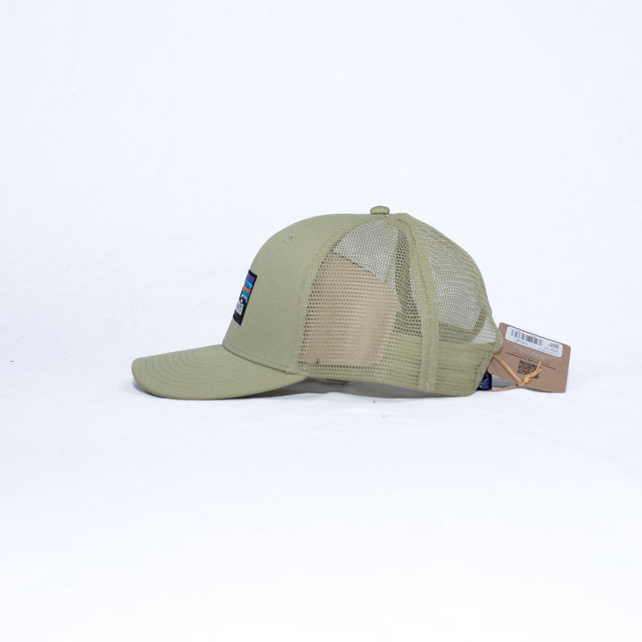 P-6 logo Lopro trucker hat - gumtree green