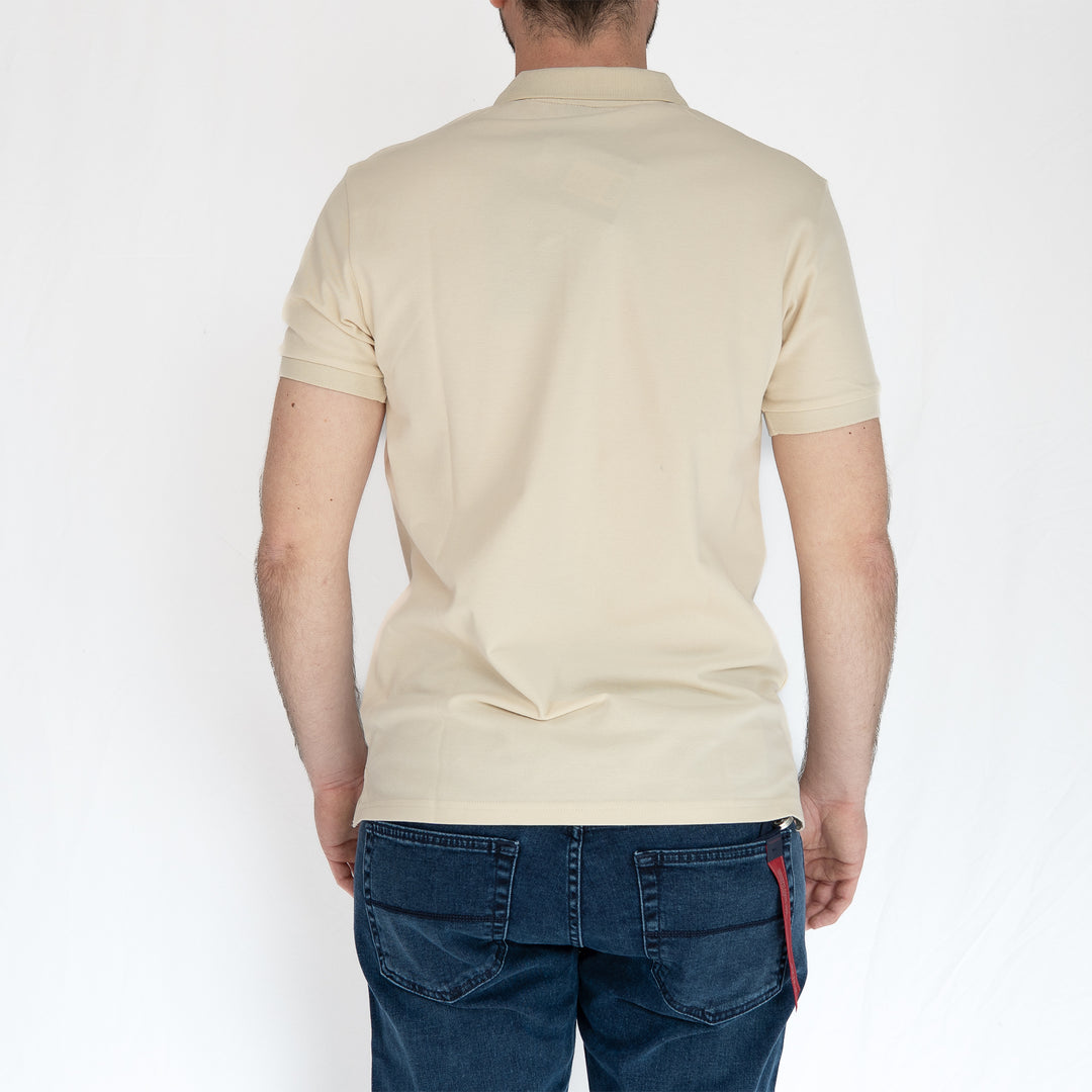 Colmar Stretch Piqué Polo – Polo homme beige en coton stretch