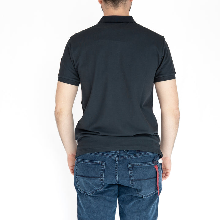 Stretch Piqué Polo – Polo homme Navy en coton stretch