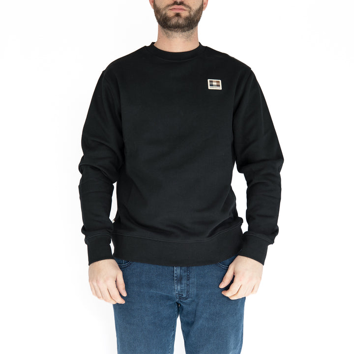 Badge crewneck - black