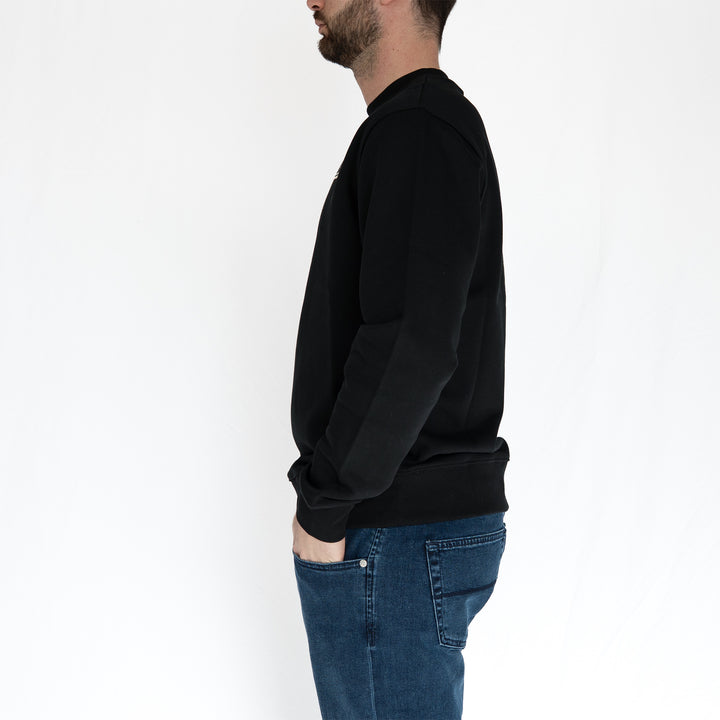 Badge crewneck - black