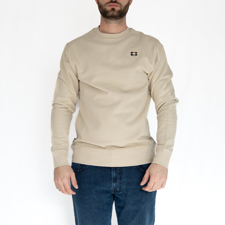 Badge crewneck - beige