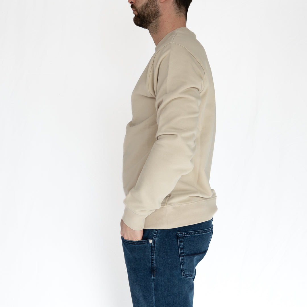 Badge crewneck - beige