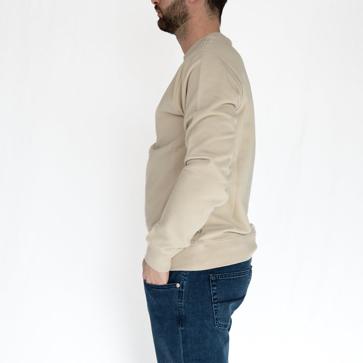Badge crewneck - beige