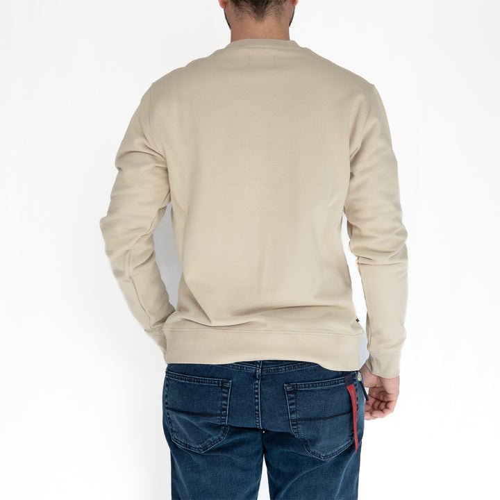 Badge crewneck - beige