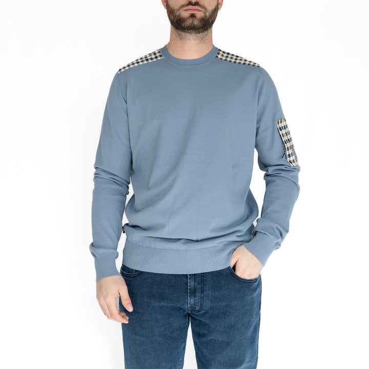 Active Lamina Pocket Crewneck – Pull homme beige Oil