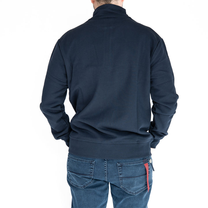 Active Half Zip Mock Neck – Pull homme bleu