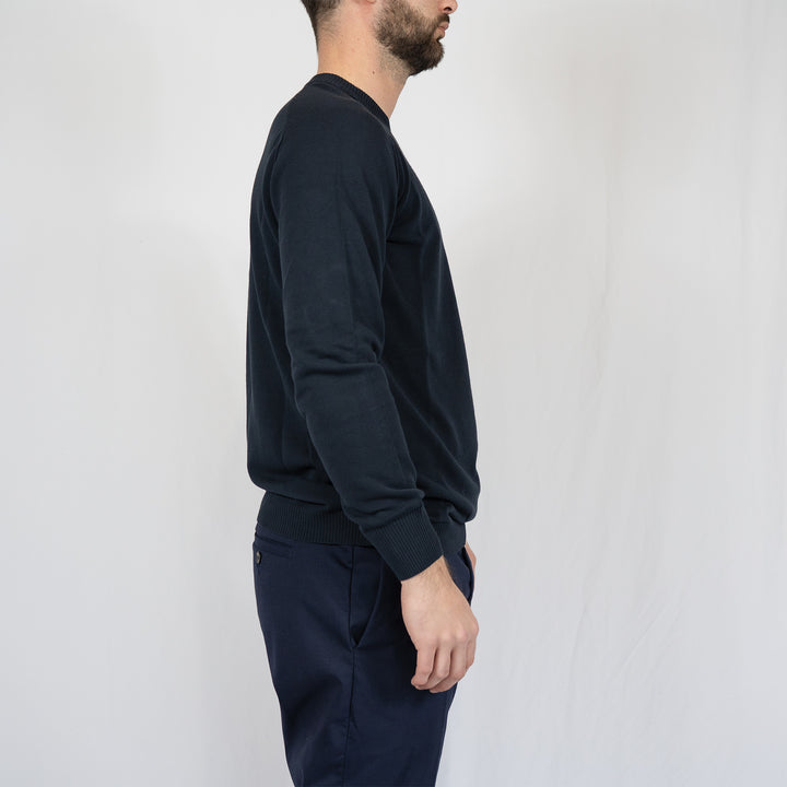 Sweat C.P. Company Cotton Chenille Crewneck Lens – Blue