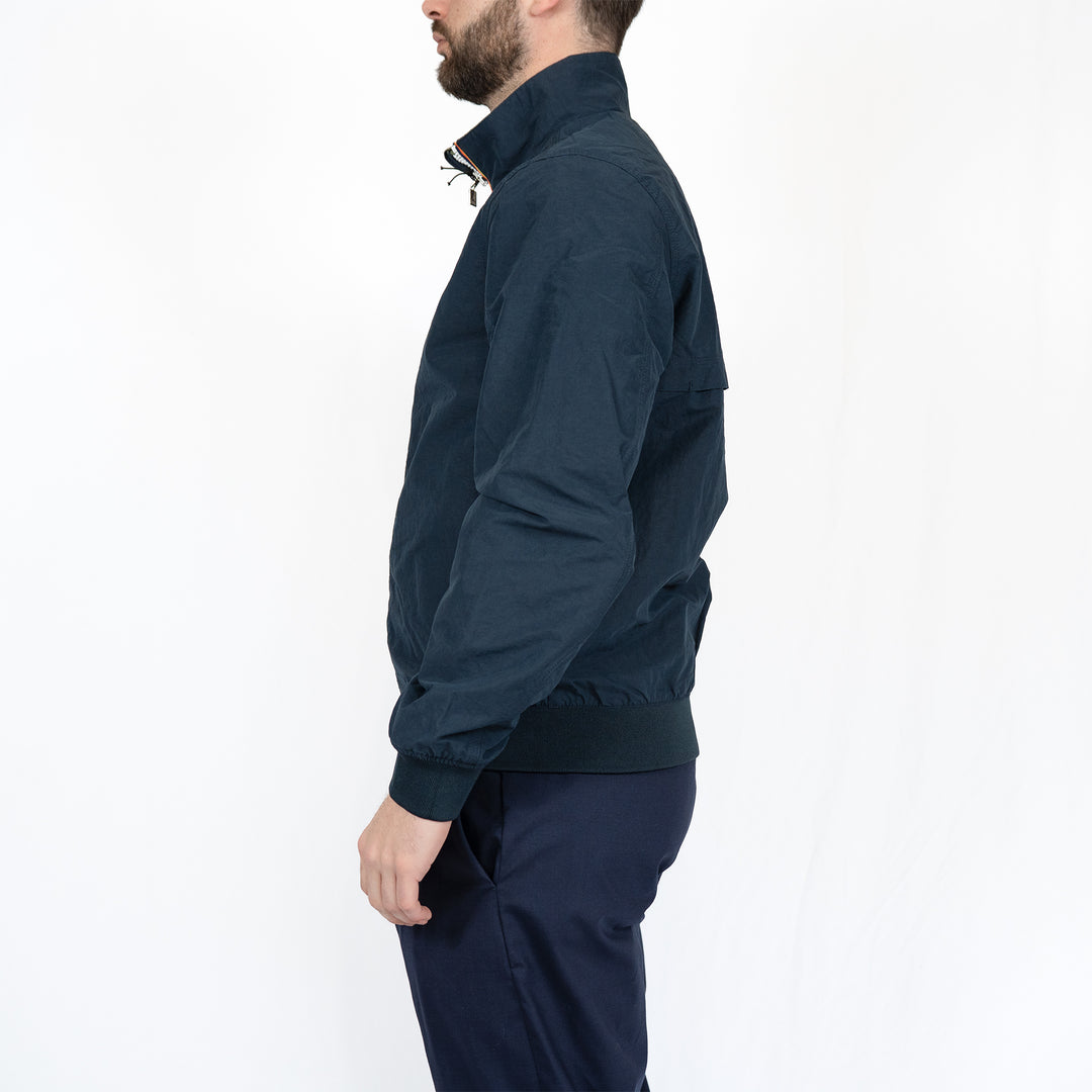 Veste K-Way Arsène Cotton Double – Blue Depth / Green Lichen