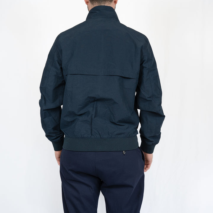 Veste K-Way Arsène Cotton Double – Blue Depth / Green Lichen