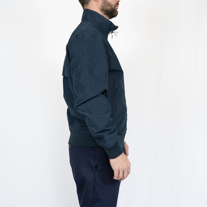 Veste K-Way Arsène Cotton Double – Blue Depth / Green Lichen