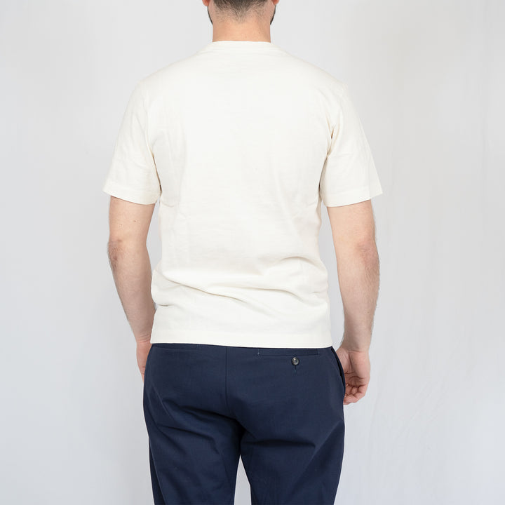 T-shirt Patagonia Midweight 95 Oval Logo Pocket Tee – Undyed Natural