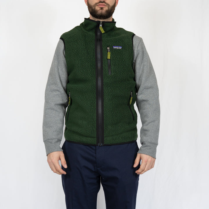 Gilet Patagonia Retro Pile Fleece Vest – Old Growth Green