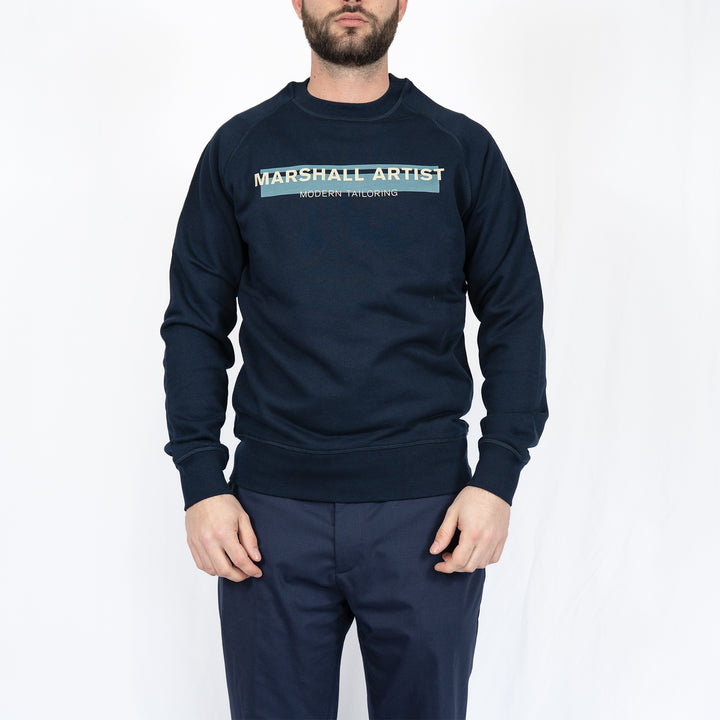 Sweatshirt Marshall Artist Seafield Crewneck – Navy