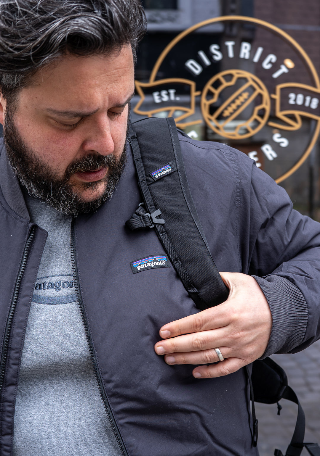 Veste Patagonia Isthmus Insulated Deck Jacket – Black