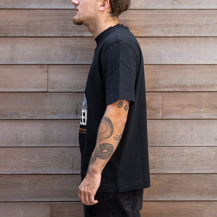 SMQ rainy graphic tshirt / black