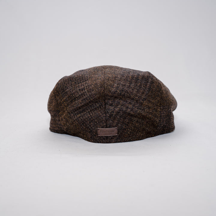 Deveron tweed flat cap - coffee