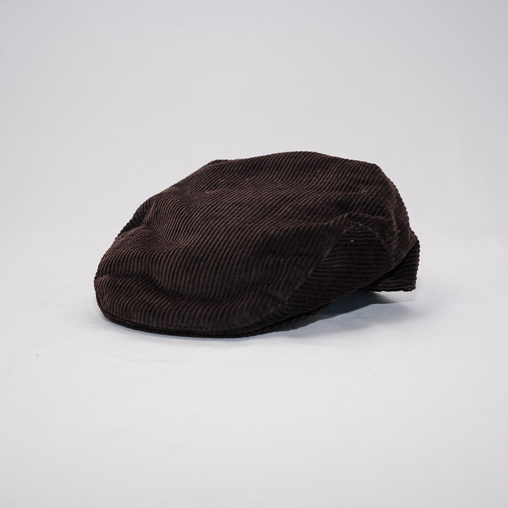 Westdale cord flat cap - brown
