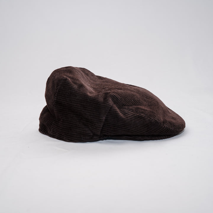 Westdale cord flat cap - brown