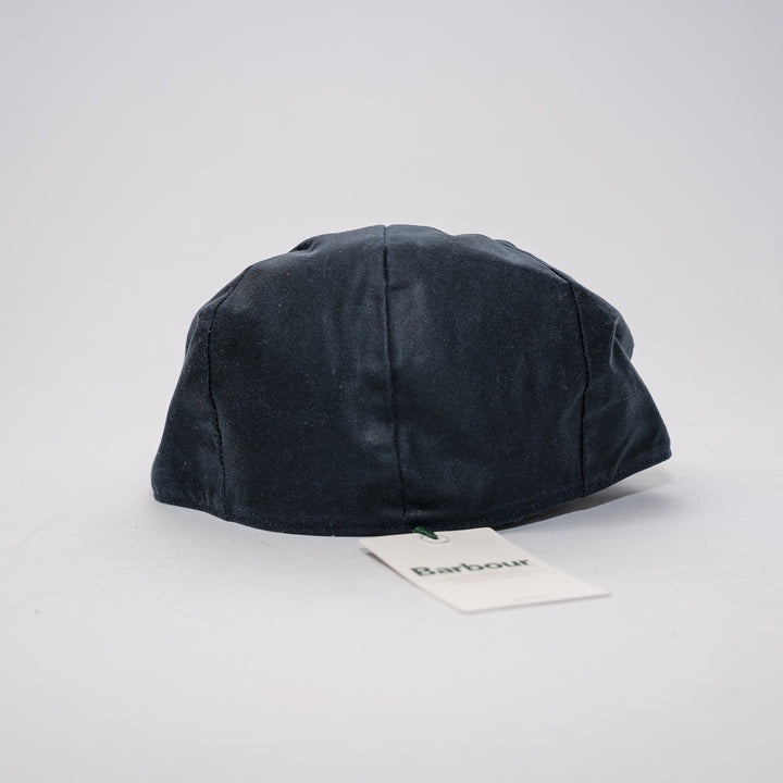 Wax flat cap - navy