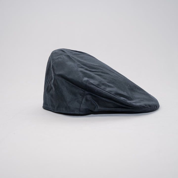 Wax flat cap - navy