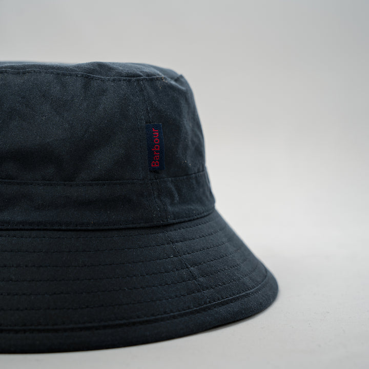 Wax bucket hat - navy