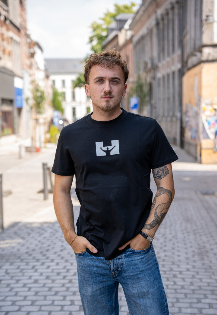 Gascoigne T-shirt X Leo Greg - black