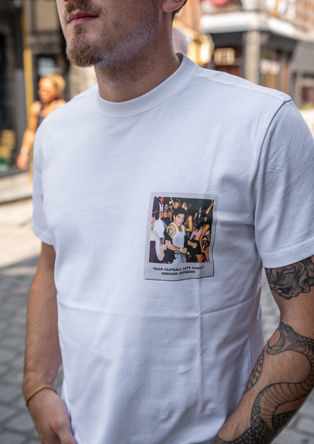 T-shirt - Let’s dance - white